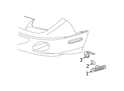 Side Marker Lamps for 1999 Pontiac Sunfire #0