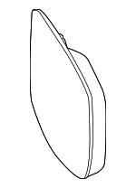 76203THRA01 - Body: Mirror Glass for Honda: Odyssey Image