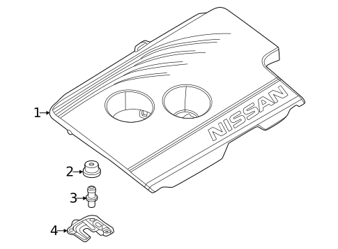 Engine Appearance Cover for 2021 Nissan Rogue #0