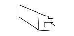 5611530120 - Body: Back Glass Stopper for Toyota Image