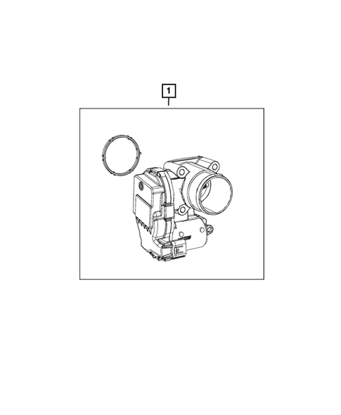 Throttle Body for 2019 Fiat 500X #0