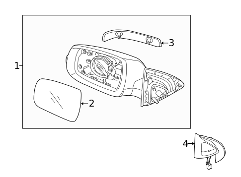 Outside Mirrors for 2014 Kia Sorento #0