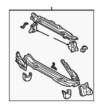 5320120909 - Body: Radiator Support for Toyota: Celica Image
