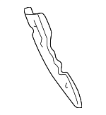 5329220110 - Body: Upper Seal for Toyota: Celica Image