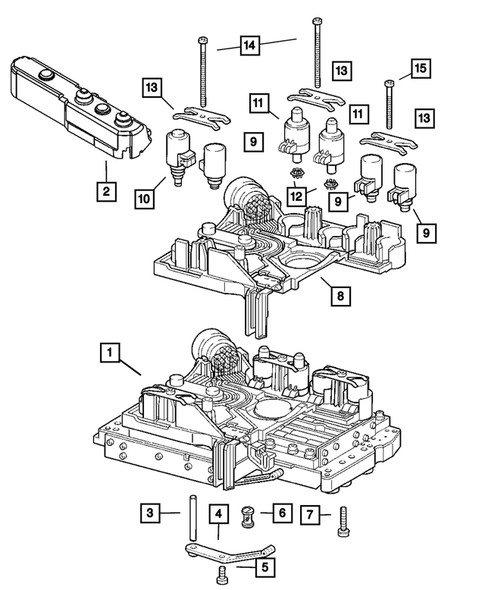 Valve Body for 2007 Jeep Grand Cherokee #1