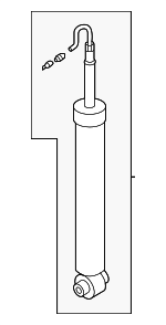 4K0616031L - Suspension: Shock Absorber for Audi: A6 allroad, S6 Image