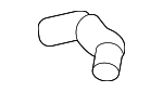 16295F4010 - Cooling System: By-Pass Hose for Toyota Image