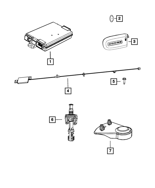 68347576AA - Electrical: Underhood Switch for Mopar Image