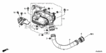 17212PE2000 - Electrical/Exhaust/Heater/Fuel: RUBBER A, AIR CLEANER HOUSING MOUNTING for Honda Image