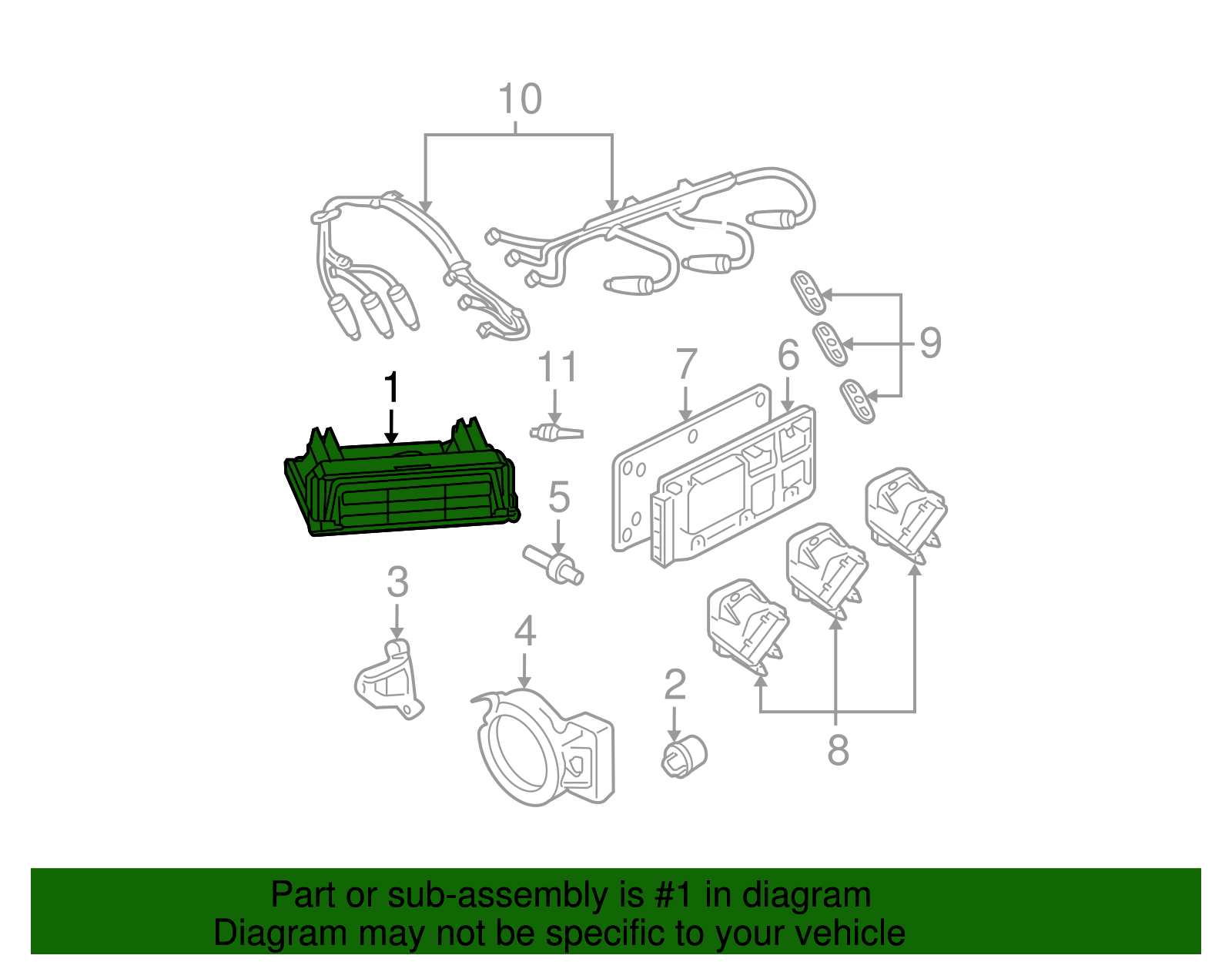 2005 GM Powertrain Control Module 12591278 | Capital Chevy Parts
