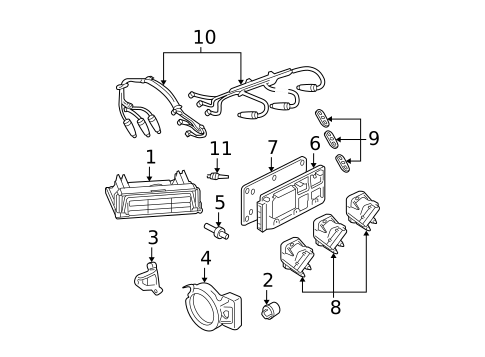 Control Modules for 2004 Pontiac Grand Prix #0