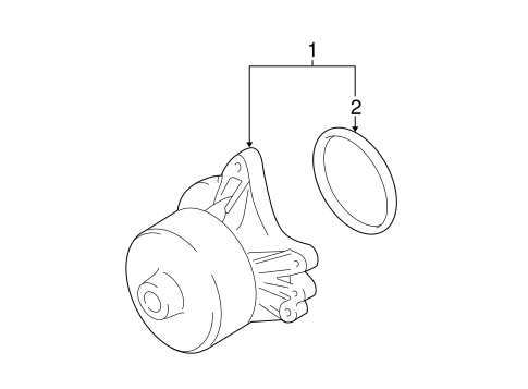 Water Pump for 2007 Toyota Matrix #0