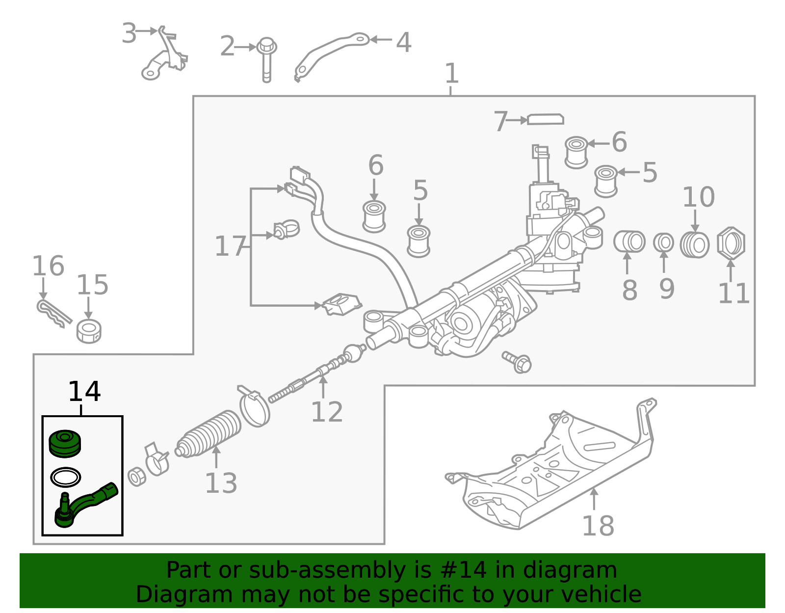 1988-2020 Subaru Outer Tie Rod 34161AL000 | Subaru Parts Store