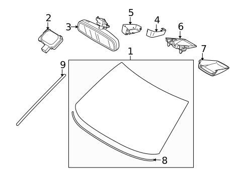 Reveal Moldings for 2009 Volvo V70 #0