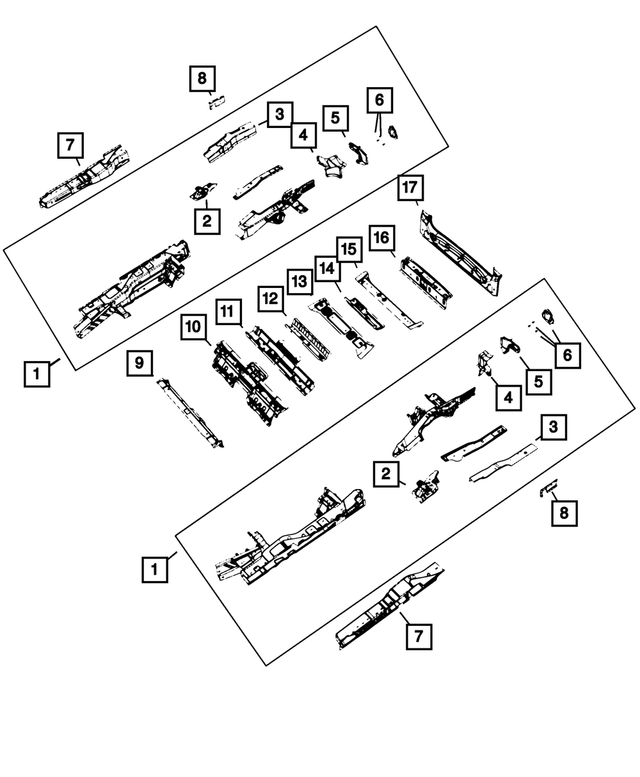 68460506AB - Body Sheet Metal Except Doors: Sill Panel, Right for Mopar Image image