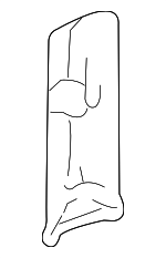 15815068 - : Driver Side Center Pillar Outer Panel Reinforcement for Cadillac: DeVille, DTS Image