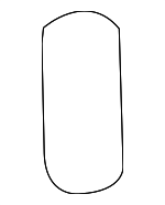 11562442 - Body: Striker Plate for Buick: LeSabre | Cadillac: DeVille, DTS, Seville | Oldsmobile: 98, Aurora | Pontiac: Bonneville Image