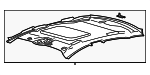 HP5Z5451916BC - : Headliner for Lincoln: MKZ Image