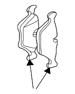 34216761248 - Brakes: Brake Pads for BMW: M3, M5, X5, Z4, Z8 Image