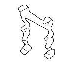 33181182958 - Brakes: ABS Sensor Bracket for BMW: 525i, 525xi, 528i, 528i xDrive, 528xi, 530i, 530xi, 535i, 535i xDrive, 535xi, 540i, 545i, 550i, 645Ci, 650i, 745i, 745Li, 750i, 750Li, 760i, 760Li, Alpina B7, M5, M6 Image