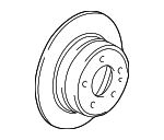 34212229379 - Brakes: Rotor for BMW: 325Ci, 330Ci, M3, M5 Image