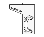 34212229705 - Brakes: Carrier for BMW: M3, M5 Image