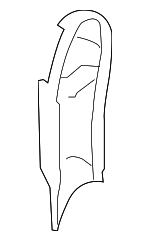 87445ZR10A - Body: Recline Cover for Nissan: Armada, TITAN Image