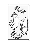 34106888777 - Brakes: Brake Pads for BMW Image