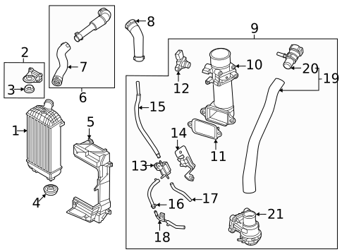 Intercooler for 2023 Hyundai Santa Cruz #0