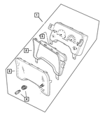 56045647AI - Instrument Panel and Radios and Consoles: Cluster for Mopar Image