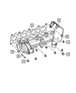 68099610AA - 3.0L Turbo Diesel; Engine: Exhaust Manifold Gasket for Mopar Image