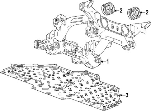 Suspension Mounting for 2025 GMC Sierra EV #1
