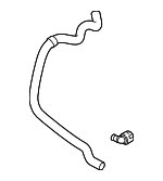 5Q0122051EJ - : Water Hose for Audi: A3, A3 Quattro, S3, TT Quattro, TTS Quattro Image