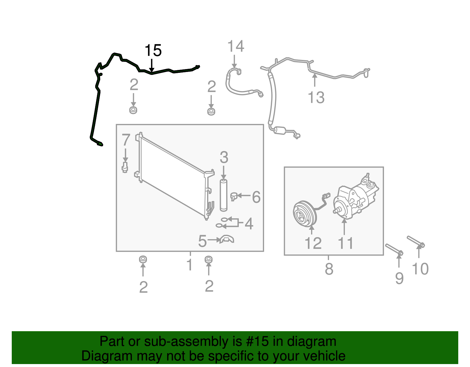 Cooler Line - Nissan (92440-EL000)