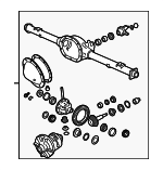 68003409AA - : Axle Assembly for Mitsubishi Image