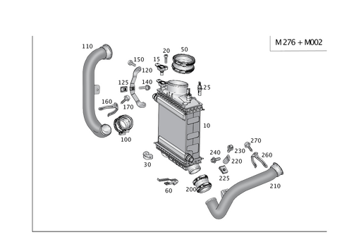 Charge Air Cooling for 2017 Mercedes-Benz GLE550e #0