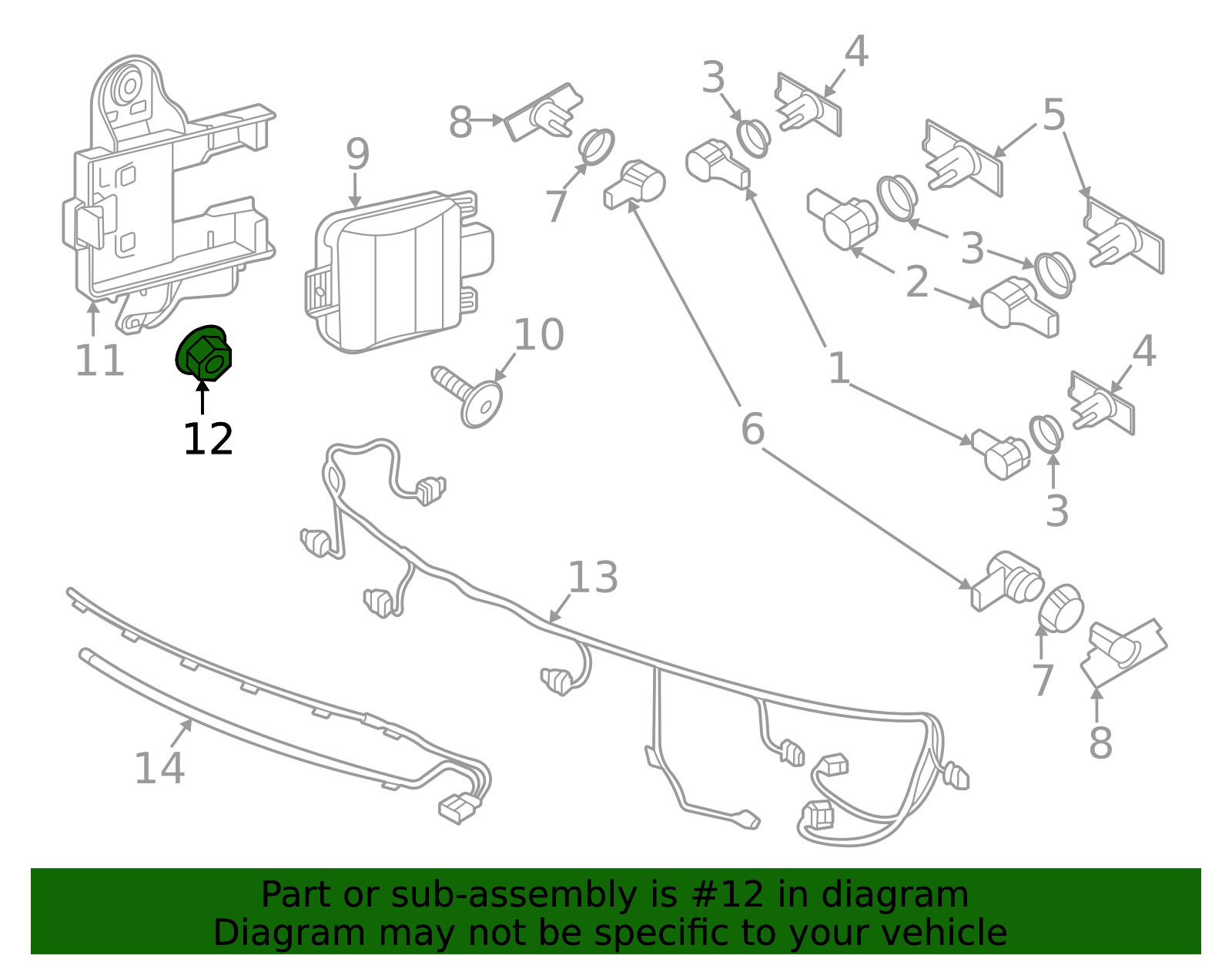 2015-2025 Volkswagen OEM NEW 15-20 Volkswagon Blind Spot Detection ...