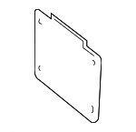 2033150280 - Body: Bumper Impact Bar Gasket for Mercedes-Benz Image