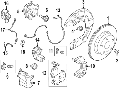 Brake Components for 2024 BMW M3 #1
