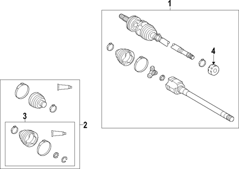 Axle Shafts & Joints for 2019 Lexus UX200 #0