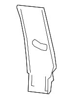 1DX61TX7AB - Body: Rear Pillar Trim for Ram: 2500, 3500 Image