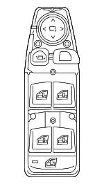 61316847099 - Body: Window Switch for BMW Image