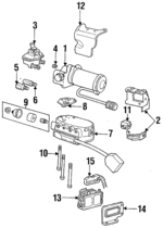 F2DZ2C256A - Electrical: ABS Pump Assembly for Ford: Crown Victoria, Taurus | Lincoln: Continental, Town Car | Mercury: Grand Marquis, Sable Image
