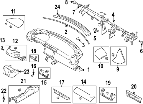 Instrument Panel for 2022 Subaru BRZ #0