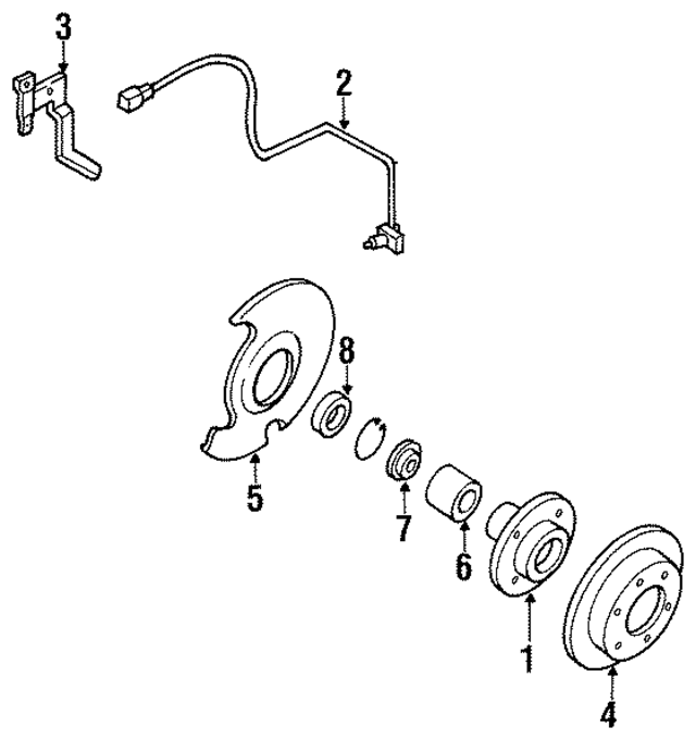 4020660Y01 - : Disc Brake Rotor for Nissan: NX, Sentra Image