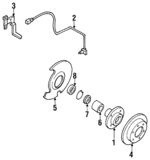4020660Y01 - : Disc Brake Rotor for Nissan: NX, Sentra Image