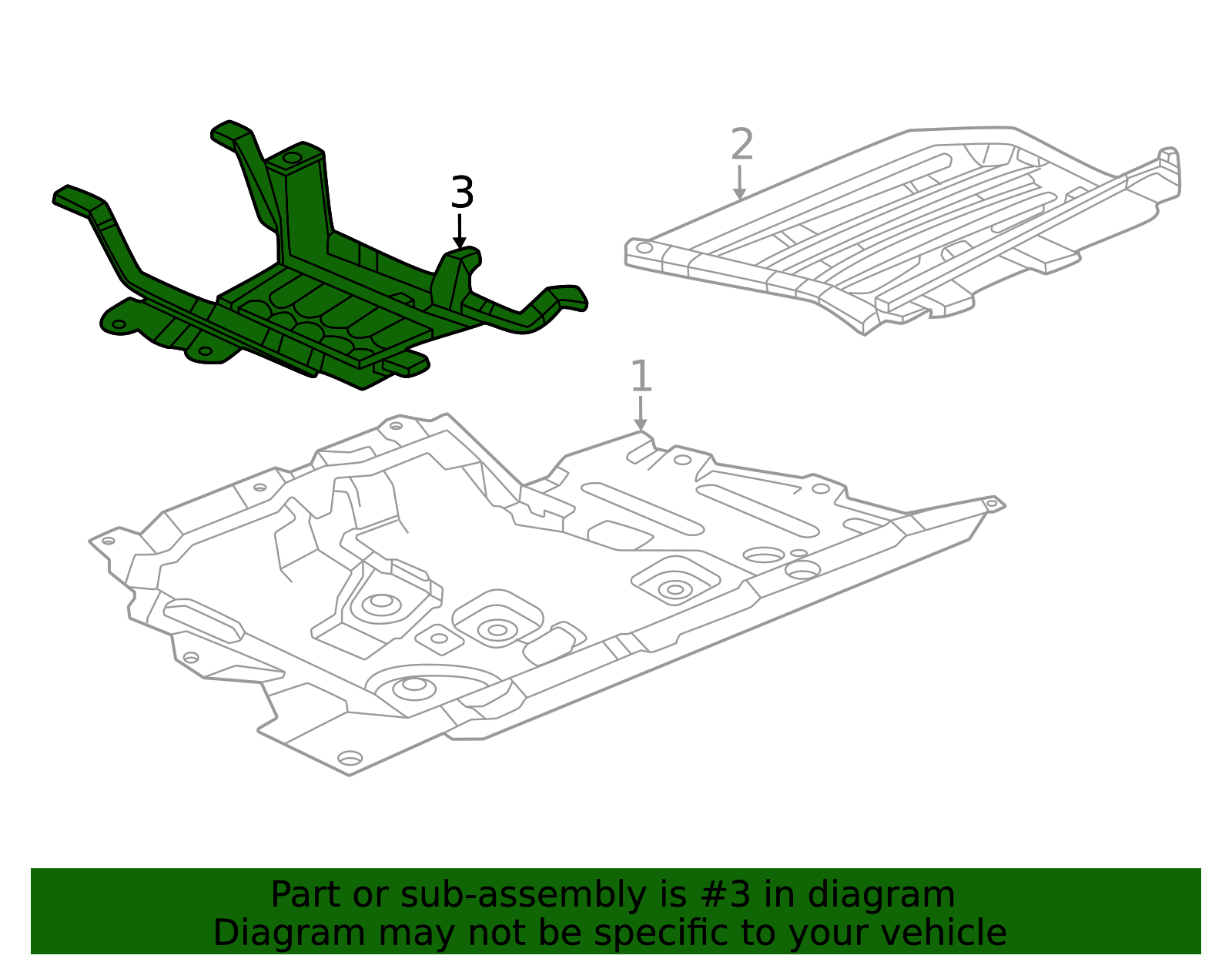 2023-2026 Honda Floor Pan Splash Shield Bracket 74627-T90-A00 | OEM ...
