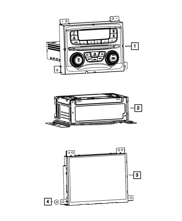 68308988ZA - Electrical: Multi Media Radio for Mopar Image
