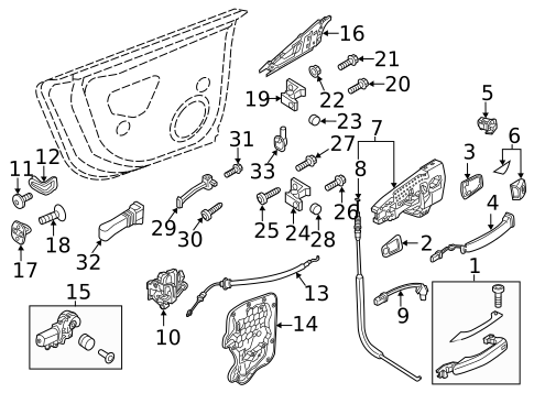 Rear Door for 2015 Audi RS7 #1