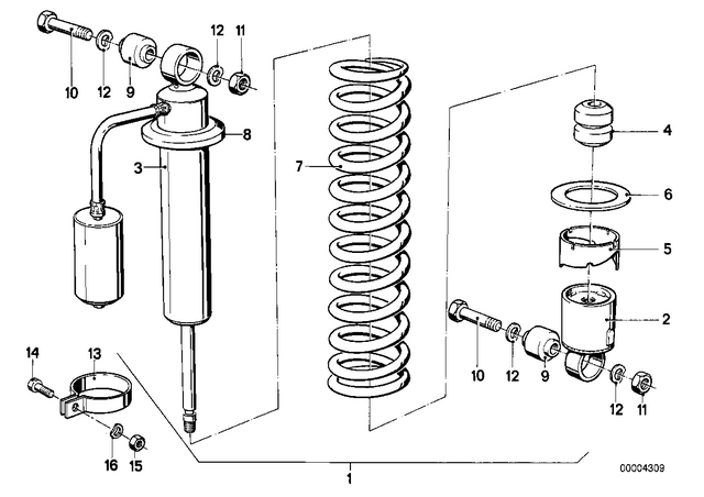 33531242278 - Rear Axle, Rear-Wheel Drive, Suspension: Rubber Mounting -  for BMW-Motorrad Image